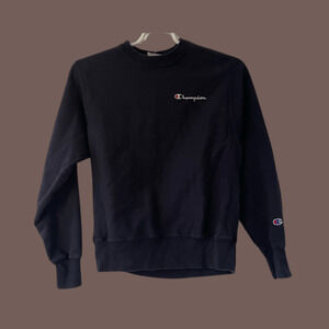 Champion Reverse Weave Sweatshirt | Navy Pullover | Size S | Vintage